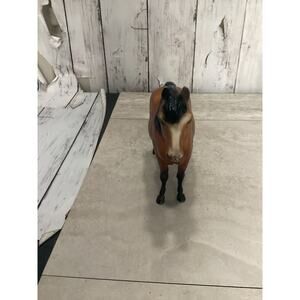 Vintage Breyer Dartmoor Pony Brown & Black Standing Horse Made in USA